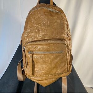 Urban expressions, backpack tan multi pocket adjustable strap